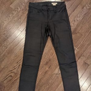 & Denim Silky Black Jeans